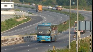 KPN SCANIA BUS SPEEDING ON NATIONAL HIGHWAY [upl. by Ecraep]