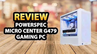 PowerSpec Micro Center G479 Gaming Desktop PC ✅ Review [upl. by Yablon]