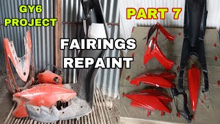 Gy6 Project  Mio Restoration Part 7  Fairings Repaint  MOTOR LIKOT [upl. by Mercuri]