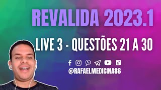 RESOLVENDO  REVALIDA 20231  LIVE 3 [upl. by Kelly]