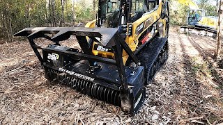 SPITTING FIRE WITH THE FECON BLACKHAWK AND UPSTATE BRUSH CONTROL [upl. by Oehsen]