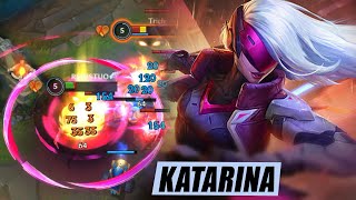 PROJECT KATARINA GAMEPLAY NEW SKIN  WILD RIFT [upl. by Nnylimaj41]