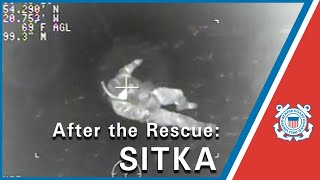 Coast Guard conducts dangerous midnight rescue in Sitka Alaska [upl. by Cletus]