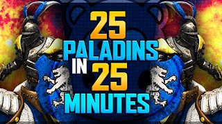 25 Paladins in 25 Minutes in Age of Empires 2 AoE2 [upl. by Neret]