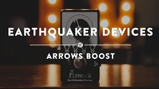 EarthQuaker Devices Arrows Boost  Reverb Demo Video [upl. by Esiuqram]