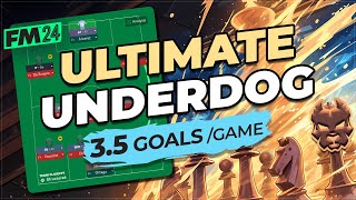 This INSANE Underdog Tactic Scores 35 Goals A Game  FM24 Best Tactics [upl. by Nnylanna]