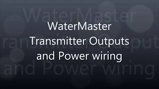 WaterMaster Transmitter output amp power wiring [upl. by Kyle640]