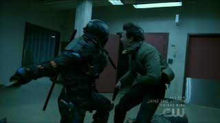 Arrow season 6Deathstroke Slade Wilson vs Jackals Action scene [upl. by Norel216]