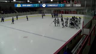 RSEQ Hockey féminin 🏒 Lennoxville  John Abbott 1112024 [upl. by Annahs36]