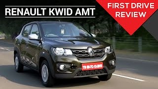 Renault Kwid 10 Easy R AMT  First Drive Review  Zigwheels [upl. by Gnehp]