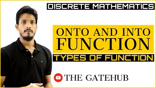 Onto and Into Function  Surjective Function  Discrete Mathematics [upl. by Ahsemed]