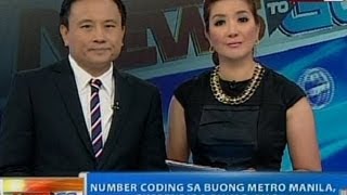 NTG Number coding sa buong Metro Manila suspendido bukas Aug 9 [upl. by Annunciata]