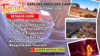 ANTELOPE CANYON  ARIZONA USA  TRAVEL  EXPLORE [upl. by Eibrad410]