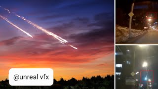 10 Incridible meteor impacts caught on camera [upl. by Ahsenik67]