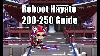 Maplestory Reboot 250 Hayato Training Guide [upl. by Hannahs]