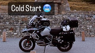 BMW R1250GS Cold Start After Winter Dr Jekill amp Mr Hyde Exhaust [upl. by Novat]