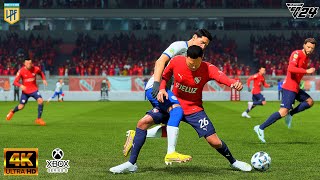 FC24  Independiente vs San Lorenzo  Liga Argentina 2024  jornada 9  Xbox Series S  4K 60fps [upl. by Schlicher2]