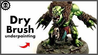 HOW to Dry Brush  Dry Brush Underpainting  Redgrass Glass Palette [upl. by Froemming107]