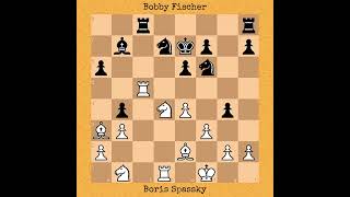 Boris Spassky vs Bobby Fischer  Game 4 1992 chess [upl. by Anaynek778]