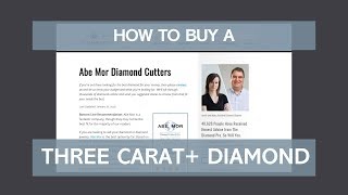 How to Buy a Three Carat Diamond [upl. by Zerline]