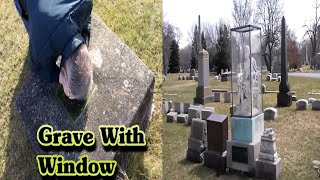 Grave With Window In vermont Stories Behind Unusual Graves  MA Green [upl. by Erme]