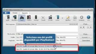 Come convertire file video Full HD per Sony PS3 usando AVS Video Converter [upl. by Aroel131]