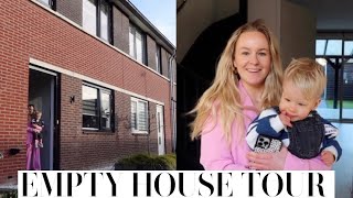 DIT IS ONS NIEUWE HUIS EMPTY HOUSE TOUR🏡✨  Julia Johanna✨ [upl. by Morton839]