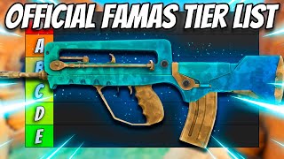 Official FAMAS Tier List  Ranking Every CS2 FAMAS Skin from Best to Worst 2024 [upl. by Vedette]