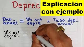 Como calcular la DEPRECIACION de Activos Fijos en Colombia [upl. by Gilda]