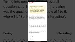 youGov survey app shorts survey [upl. by Hueston]