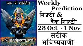 Nifty Bank Nifty Weekly Astrology Prediction 28 October to 1 November 2024 nifty banknifty [upl. by Quartus]