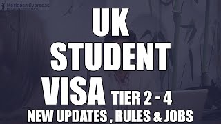 UK Student Visa  New Updates  Rules amp Jobs 2019 [upl. by Bigod]