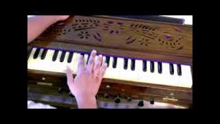 How to play  Om Bhur Bhuvah Swaha on Harmonium  Another version [upl. by Zora59]