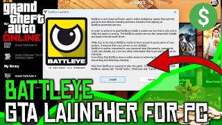 Battleye on GTA Launcher for PC  How To Fix Gta 5 Battle Eye Launcher 2024 [upl. by Washburn]