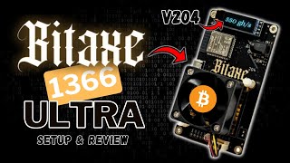 Bitaxe 1366 Ultra Setup amp Review Solo BITCOIN Miner  DCentralTech [upl. by Muna]