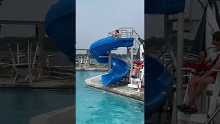 Water slide at The Larchmont Yacht Club [upl. by Etnor]