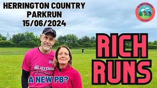 RICH RUNS  HERRINGTON COUNTRY PARKRUN  15062024 [upl. by Eissac]