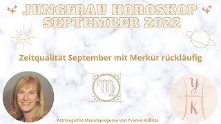 Jungfrau September 2022 Horoskop [upl. by Sochor]