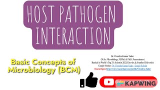 Host pathogen interaction I Vectors I Carriers I Parasites I Pathogens I Medical microbiologyAudio [upl. by Aldwon978]