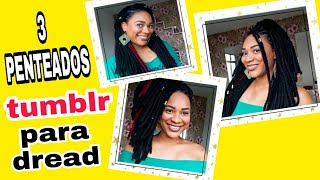 PENTEADOS PARA DREADNatural Faux Locs sermulherfibras dreadmake crochetbraids [upl. by Ayaros]