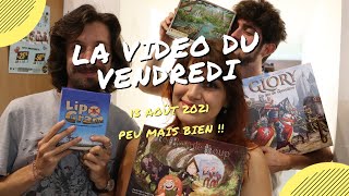 La Vidéo du vendredi 13 août 2021  30 minutes 3 présentateurs 3 avantpremières [upl. by Lenahs]