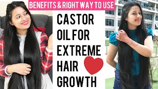 How to properly apply castor oil for extreme hair growth  Castor Oil benefits and Oiling Tips [upl. by Antonia946]