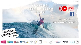 Championnat NouvelleAquitaine Shortboard 2024 Espoir et Open Lacanau [upl. by Erej752]