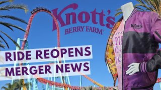 Knotts Berry Farm  Update  Ride Reopening  Merger News [upl. by Ynabe]