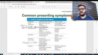 CA  history  Lec 4 cardiovascular hx [upl. by Ambie238]