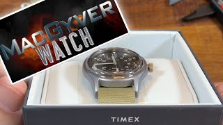 MacGyver Watch Unboxing Timex MK1 Series [upl. by Bloomer133]