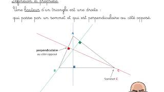 Médianes hauteurs et médiatrices [upl. by Dow]