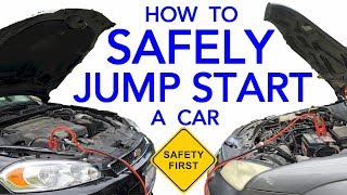 How To Safely Jump Start A Vehicle With A Dead Battery amp The Correct Way To Hook Up Jumper Cables [upl. by Niai931]