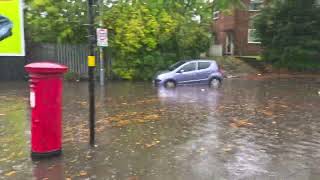 Flash flooding hits Birmingham Uk [upl. by Fiske]