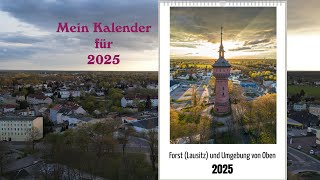 Forst Lausitz und Umgebung von Oben  Mein Kalender für 2025 [upl. by Ianthe]